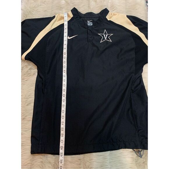 Nike Vanderbilt Baseball Warm Up Jacket Black Men's Medium - Picture 7 of 8